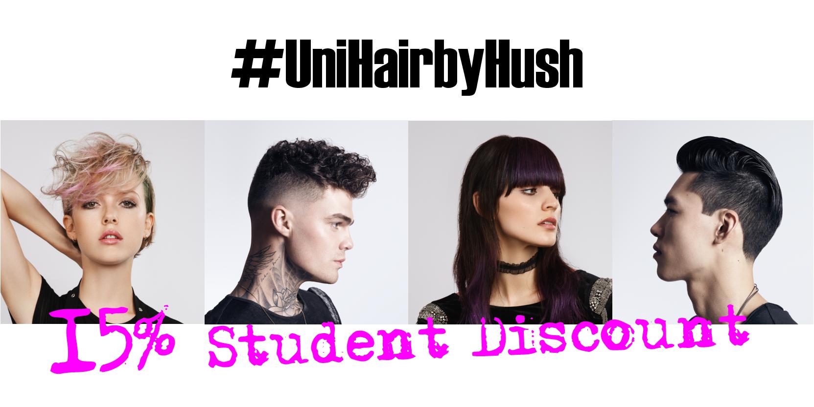 Back To Uni Hairstyle Ideas at HUSH Salon Birmingham