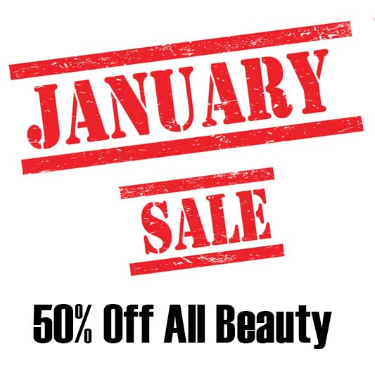 January Beauty Sale – 50% OFF Treatments
