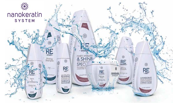 Nanokeratin hair treatment
