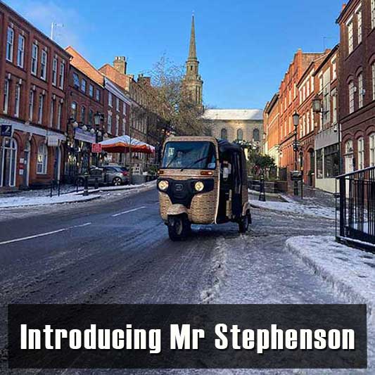 Introducing Mr ‘Tuk Tuk’ Stephenson