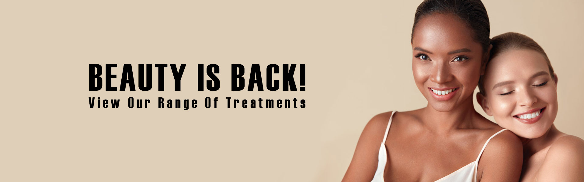 beauty is back banner